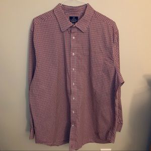 Red & Blue Checkered Button-down Shirt XXL